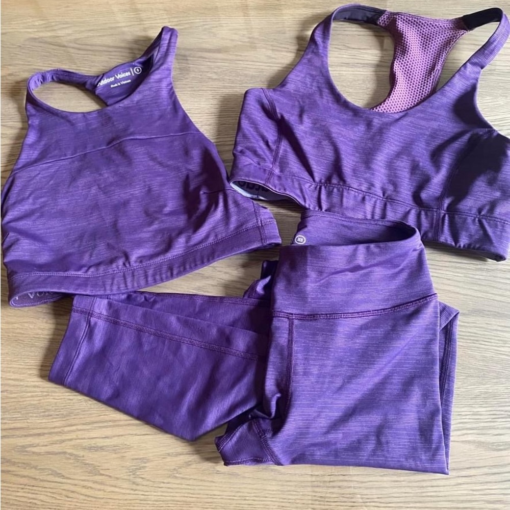 Outdoor Voices workout set
